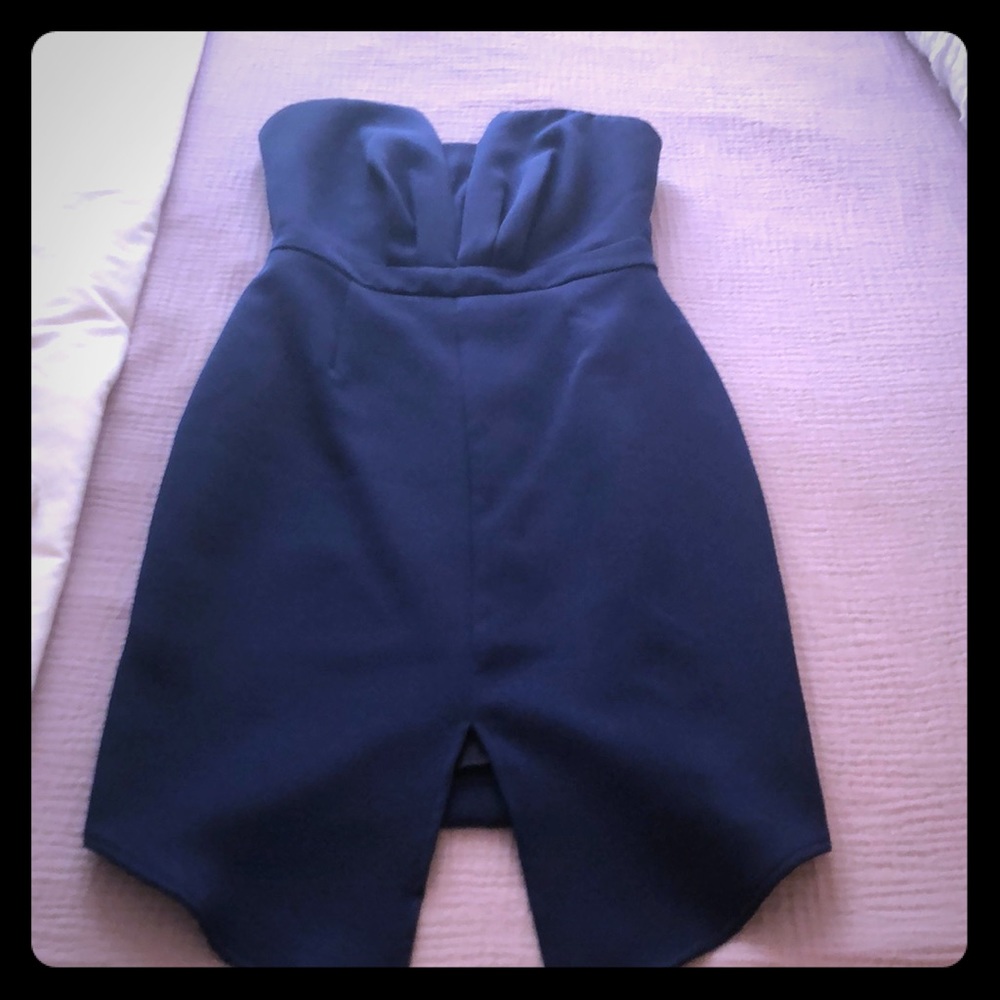 Adelyn rae navy blue cocktail dress.